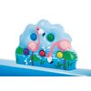 Centru de joaca pentru copii Intex, gonflabil, confectionat din PVC, cu tobogan, 244 x 198 x 71 cm, albastru-poza 3-Dacenergy.ro