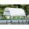 ​Copertina piscina Intex, pentru protectia solara, compatibila cu piscinele dreptunghiulare, 375 x 180 cm, alba-poza 4-Dacenergy.ro