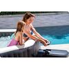 ​Piscina gonflabila cu hidromasaj Intex, jacuzzi, pompa de filtrare incorporata, 6 persoane, 2 tetiere, cu aplicatie, panou de control, apa incalzita pana la 40°, prelata si folie, 1098 litri, 218 x 71 cm-poza 4-Dacenergy.ro
