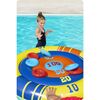 ​Joc de biliard pentru piscina Bestway, material PVC, cerc gonflabil, 6 frisbee colorate, diametru 140 cm, colorate-poza 4-Dacenergy.ro