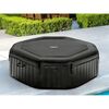 ​Piscina gonflabila cu hidromasaj Intex, pompa de filtrare incorporata, 2 tetiere, 4 persoane, panou de control, cu aplicatie, apa incalzita pana la 40°, prelate, 795 litri, 201 x 71 cm, negru-poza 6-Dacenergy.ro