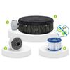 ​Piscina gonflabila cu hidromasaj Bestway, pompa de filtrare incorporata, 4 tetiere, 6 persoane, lumini LED, telecomanda pentru controlul lumini, apa incalzita la 40°, 196 x 146 x 66 cm, 908 l-poza 5-Dacenergy.ro