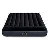 ​Saltea gonflabila Intex, confectionata din PVC si velur, fibrele FiberTech, cu pompa incorporata, 191 x 137 x 25 cm, negru-Dacenergy.ro