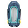 ​Barca gonflabila Bestway, 3 camere de aer, 2 adulti, 2 vasle din plastic, sarcina maxima 250 kg, pompa cu piston inclusa, 232 x 118 cm, albastra, Capacitate persoane	: 2-Dacenergy.ro