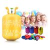 Butelie cu heliu, capacitatea de 0,20 m3 cu reductor, pentru 30 de baloane de 23 cm, include baloane si panglica colorata-poza 2-Dacenergy.ro