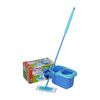 Mop, cu coada telescopica cu sistem de stoarcere 360 si  galeata cu separator, culoare albastru-poza 2-Dacenergy.ro