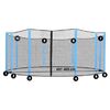 ​Plasa de trambulina pentru exterior, cu fermoar, fabricata din polietilena, potrivit pentru trambuline cu diametru de 457 - 465 cm, 10 stalpi-poza 3-Dacenergy.ro