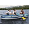 ​Barca gonflabila Bestway, 3 camere de aer, 3 adulti, 2 vasle din plastic, sarcina maxima 360 kg, pompa cu piston inclusa, 294 x 137 cm, albastra, Capacitate persoane	: 3-poza 4-Dacenergy.ro