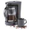Cafetiera 2 in 1, 680 W, 1.2 l, capacitate 10 cesti, infuzor pentru ceai, oprire automata, negru-poza 4-Dacenergy.ro