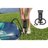 ​Barca gonflabila Bestway, 3 camere de aer, 2 adulti, 2 vasle din plastic, sarcina maxima 250 kg, pompa cu piston inclusa, 232 x 118 cm, albastra, Capacitate persoane	: 2-poza 5-Dacenergy.ro