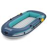 ​Barca gonflabila Bestway, 3 camere de aer, 3 adulti, 2 vasle din plastic, sarcina maxima 360 kg, pompa cu piston inclusa, 294 x 137 cm, albastra, Capacitate persoane	: 3-poza 5-Dacenergy.ro