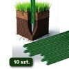 ​Set suport pentru plante, miezul de otel, invelisul din PE, inaltimea 150 cm, cu margini care faciliteaza atasarea unei sfori, 10 bucati, verde, Culoare: Verde, Inaltime: 150 cm-poza 5-Dacenergy.ro