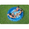 ​Piscina gonflabila pentru copii Bestway, confectionata din vinil, capacitate 401 l, 2 suporturi pentru pahare, model boho frumos, diametru 168 cm, albastru-poza 5-Dacenergy.ro