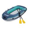 ​Barca gonflabila Bestway, 3 camere de aer, 2 adulti, 2 vasle din plastic, sarcina maxima 250 kg, pompa cu piston inclusa, 232 x 118 cm, albastra, Capacitate persoane	: 2-poza 6-Dacenergy.ro