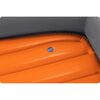 ​Barca gonflabila Bestway, un adult si un copil, 2 vasle din plastic, sarcina maxima 120 kg, pompa cu piston inclusa, 196 x 106 cm, portocaliu, Capacitate persoane	: 2-poza 6-Dacenergy.ro
