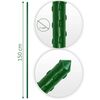 ​Set suport pentru plante, miezul de otel, invelisul din PE, inaltimea 150 cm, cu margini care faciliteaza atasarea unei sfori, 10 bucati, verde, Culoare: Verde, Inaltime: 150 cm-poza 7-Dacenergy.ro