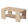 ​Masuta de living DacEnergy©, material PAL melaminat, doua blaturi, dreptunghiulara, stejar sonoma, 90.5 x 50.5 x 41.5 cm, 1C, Culoare: Stejar sonoma-Dacenergy.ro