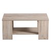 Masuta cafea DacEnergy©, material PAL melaminat, design simplu, doua blaturi, forma dreptunghiulara, finisaj stejar gri, dimensiuni  90.5 x 50.5 x 41.5 cm, 1C, Culoare: Stejar gri-poza 4-Dacenergy.ro