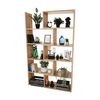 ​Etajera DacEnergy©, realizat din PAL laminat, multifunctionala, spatii multiple de depozitare, 73-125 x 24 x 188 cm, finisaj stejar artizan-poza 5-Dacenergy.ro