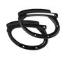 Set 2 cotiere pentru scaun de birou DacEnergy©, material rezistent, 8 dopuri de mascare, negru-Dacenergy.ro