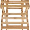 Suportul ghiveci flori DacEnergy©, fabricat din bambus lacuit, opt polite, 103.5 x 25 x 85 cm, culoare natur-poza 2-Dacenergy.ro