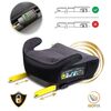 ​Scaun auto pentru copii, tapiterie detasabila, cu cotiere, ergonomic, interval de inaltime de la 125 la 150 cm, greutatea copilului 22 - 36 kg, sistem Isofix, instalare cu fata la directia de mers, gri si negru-poza 3-Dacenergy.ro