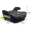 ​Scaun auto pentru copii, tapiterie detasabila, cu cotiere, ergonomic, interval de inaltime de la 125 la 150 cm, greutatea copilului 22 - 36 kg, sistem Isofix, instalare cu fata la directia de mers, gri si negru-poza 7-Dacenergy.ro
