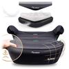​Scaun auto pentru copii, tapiterie detasabila, cu cotiere, ergonomic, interval de inaltime de la 125 la 150 cm, greutatea copilului 22 - 36 kg, sistem Isofix, instalare cu fata la directia de mers, gri si negru-poza 8-Dacenergy.ro