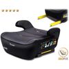 ​Scaun auto pentru copii, tapiterie detasabila, cu cotiere, ergonomic, interval de inaltime de la 125 la 150 cm, greutatea copilului 22 - 36 kg, sistem Isofix, instalare cu fata la directia de mers, gri si negru-poza 9-Dacenergy.ro