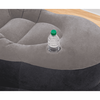 Sezlong gonflabil, dimensiuni 130 x 99 x 76 cm, material vinil, perna pentru picioare, culoare gri-poza 2-Dacenergy.ro
