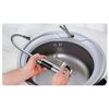 ​Robinet electric instant, pentru chiuveta, protectie supraincalzire, control temperatura, IPX4, teava flexibila, display LED, 3.3 kW, 220 - 240 V, argintiu-poza 2-Dacenergy.ro