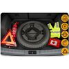 ​Cric auto trapezoidal, otel gros acoperit cu pulbere, capac protector din cauciuc, baza antiderapanta, 2 tone, pentru portbagaj, inaltime reglabila 13 cm–39 cm-poza 2-Dacenergy.ro