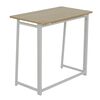 Birou DacEnergy©, structura din metal, blat din PAL melaminat, pliabil, 80 x 74 x 44 cm, finisaj alb si stejar-poza 4-Dacenergy.ro
