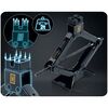 ​Cric auto trapezoidal, otel gros acoperit cu pulbere, capac protector din cauciuc, baza antiderapanta, 2 tone, pentru portbagaj, inaltime reglabila 13 cm–39 cm-poza 5-Dacenergy.ro