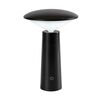 ​Veioza LED pentru exterior, realizata din plastic, abajur in forma de diamant, lumina calda, neutra, rece, bateria integrata de 3.7 V 2000 mAh, cablu USB-C, 3 W, negru-Dacenergy.ro