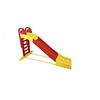 Tobogan pentru copii DacEnergy©, din plastic, durabil, stabil, cu manere, 243 x 114 x 240 cm, rosu si galben-Dacenergy.ro