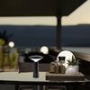 ​Veioza LED pentru exterior, realizata din plastic, abajur in forma de diamant, lumina calda, neutra, rece, bateria integrata de 3.7 V 2000 mAh, cablu USB-C, 3 W, negru-poza 3-Dacenergy.ro