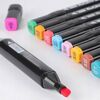 ​Set 60 markere duble DacEnergy©, cerneala pe baza de alcool, cu varf de 1 mm si 6 mm, cu geanta, nuante vibrante, intense, colorate, Numar bucati/set	: 60-poza 3-Dacenergy.ro