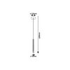 ​Lustra, corp din metal si un abajur transparent din acrilic, design minimalist, forma sa tubulara, subtire si rafinata, G9, 5 W, 1200 x 110 mm, auriu-poza 4-Dacenergy.ro