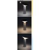 ​Veioza LED pentru exterior, realizata din plastic, abajur in forma de diamant, lumina calda, neutra, rece, bateria integrata de 3.7 V 2000 mAh, cablu USB-C, 3 W, negru-poza 6-Dacenergy.ro