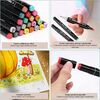 ​Set 60 markere duble DacEnergy©, cerneala pe baza de alcool, cu varf de 1 mm si 6 mm, cu geanta, nuante vibrante, intense, colorate, Numar bucati/set	: 60-poza 9-Dacenergy.ro