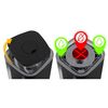 Umidificator de aer, functia de ionizare a aerului, de aromaterapie, ceata rece, oprire automata, rezervor 2, 6 l, 250 ml/h, temporizator, higrostat si higrometru incorporabil, negru lucios, Culoare: Negru lucios-poza 8-Dacenergy.ro