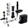 Masina de tocat carne electrica, melc din otel puternic, 230 V, 300 W si 800 W, 3 site, multiple accesorii, neagra-poza 5-Dacenergy.ro