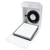 Purificator aer, realizat din plastic, 71 W, 3 viteze, 230V, 390 mc/h, 53,2 x 40,5 x 24,5 cm, suprafata de acoperire 48mp, alb-poza 2-Dacenergy.ro