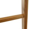 Cuier DacEnergy©, realizat din bambus, mobil cu roti, bara de umerase, raft inferior, sase carlige, 60x180x37 cm, finisaj natural-poza 3-Dacenergy.ro
