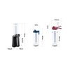 Blender pentru smoothie, realizat din plastic, lama din otel inoxidabil, 2 sticle incapatoare, cu capace anti-picurare, protectie la supraincalzire, 350 W, 0,57 l-poza 5-Dacenergy.ro