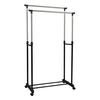 Cuier mobil, inox/plastic negru, OLIVER-poza 3-Dacenergy.ro