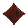 Canapea extensibilă, material textil cărămiziu/model, ASIA NEW-poza 9-Dacenergy.ro