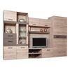 Ansamblu living, stejar san marino/latte extra lucios HG, ASSOR-Dacenergy.ro
