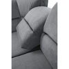 Colţar extensibil, material textil gri, model stânga, SANTIAGO-poza 3-Dacenergy.ro